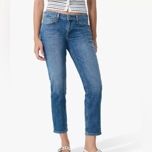 Rag & Bone Low Rise Slim Boyfriend Medium Light Wash Slim Straight Y2K Jeans